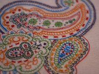 Burda tincorin Freeform Paisley Embroidery